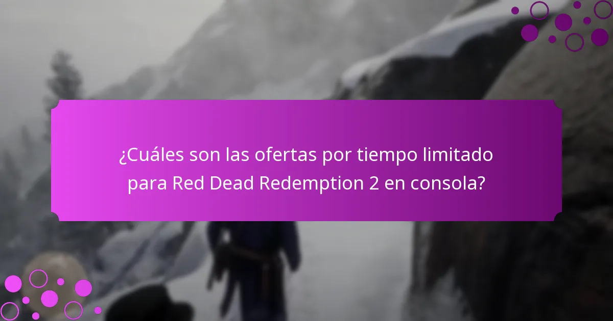 ¿Cómo mejoran las promociones de plataforma la experiencia de juego para Red Dead Redemption 2 en consola?