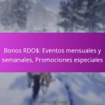 Bonos RDO$: Eventos mensuales y semanales, Promociones especiales