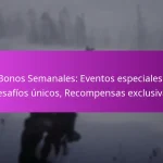Bonos Semanales: Eventos especiales, Desafíos únicos, Recompensas exclusivas